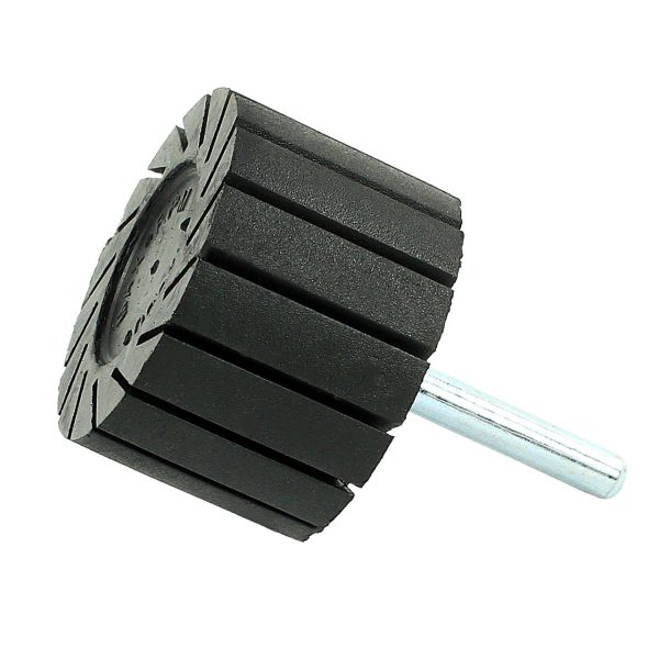 6mm shaft mounted rubber expanding drum wheel